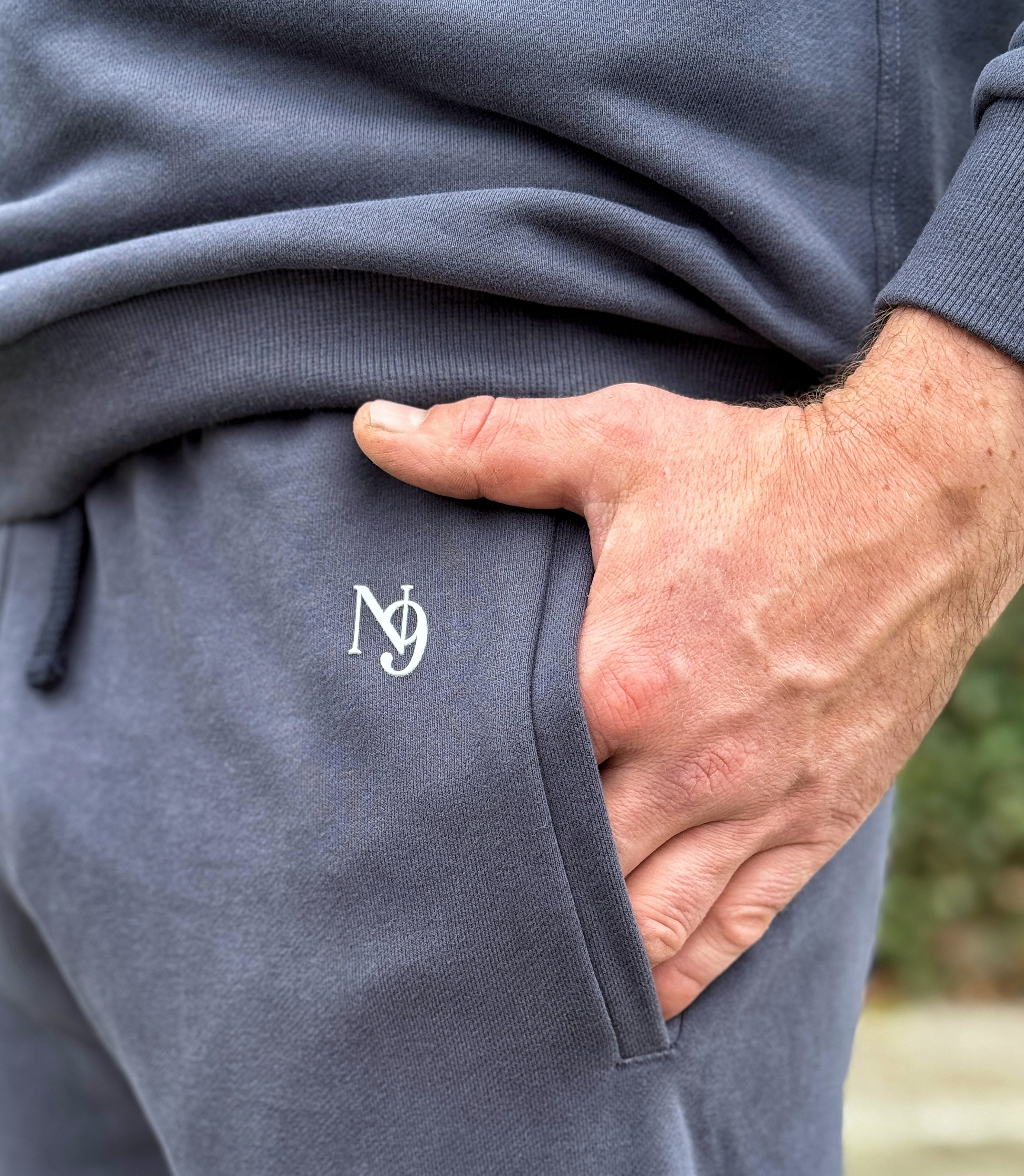 Mr. Rafal Essential Joggers -Steel Blue