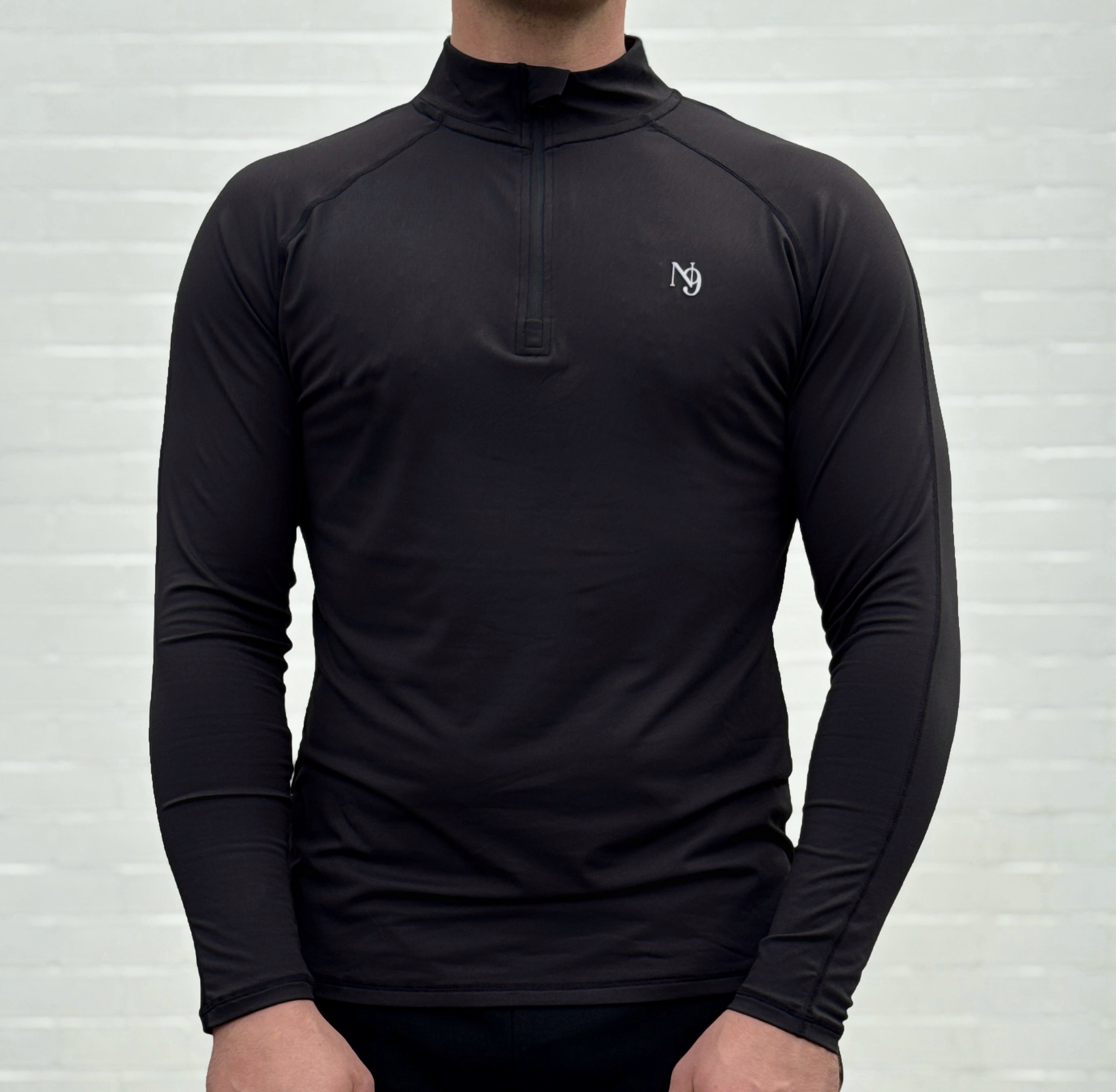 Mr. Rafal  1/4 Zip - Black