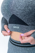 Musica Long Sleeve Crop Top - Sportieve Look en Comfort | NEUF Sportwear