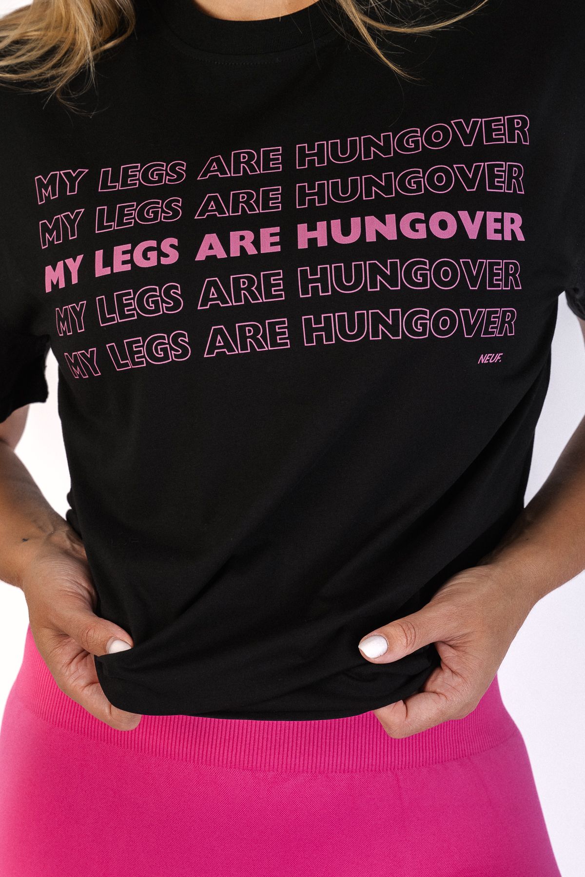 Bumbee My Legs Are Hungover Oversized T-shirt | NEUF Sportwear