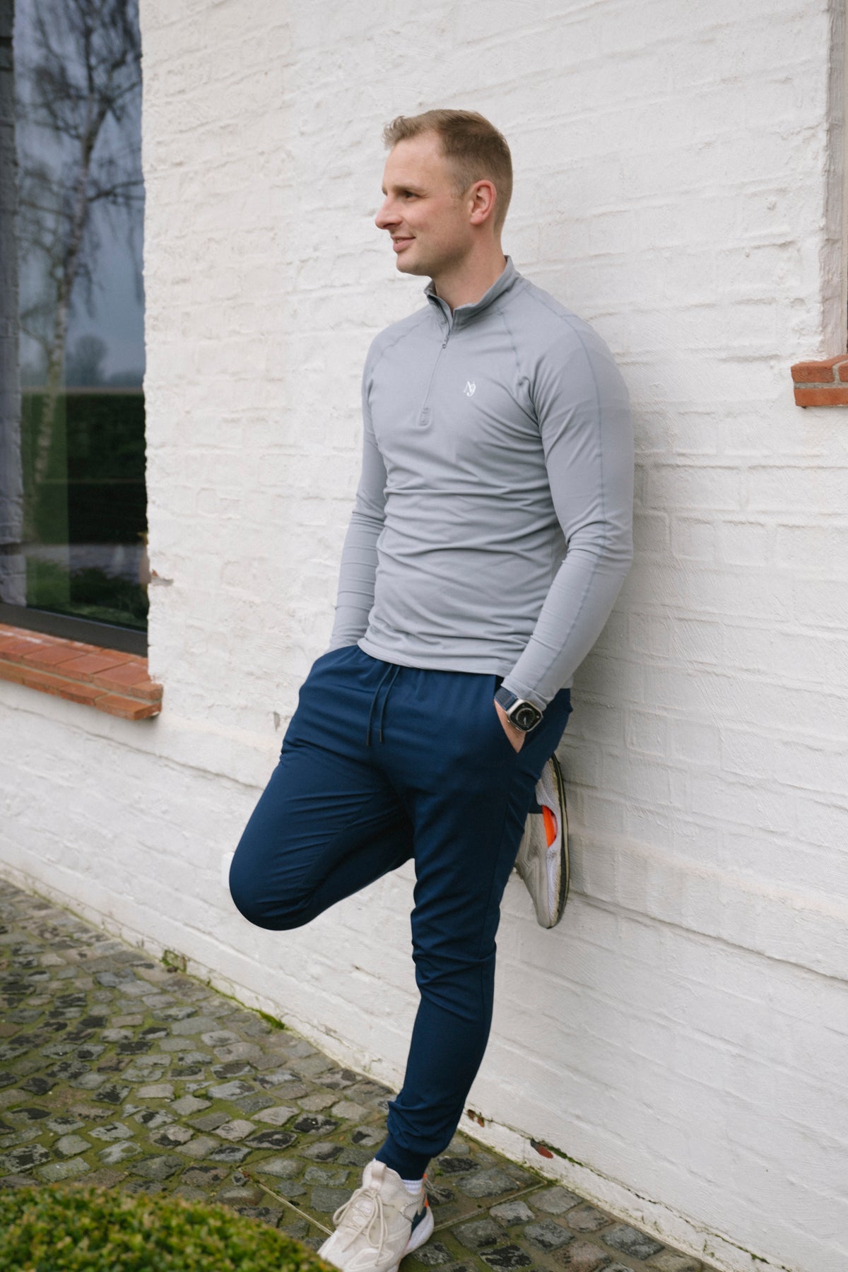 Mr. Rafal 1/4 Zip - Gray